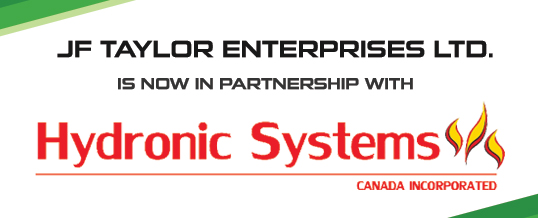 JF Taylor Enterprises Ltd. announces partnership with Hydronic Systems.